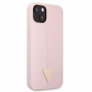 Guess GUHCP13SSLTGU iPhone 13 mini 5.4" violetti/lila kovakotelo Silikoni Kolmio