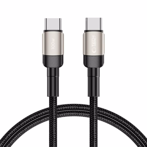 Tech-Protect UltraBoost Evo USB-C / USB-C PD kaapeli 100W 5A 1m - titaani