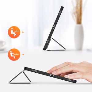 Dux Ducis Domo PU Leather Case with Stand for Samsung Tab S10+ / S9+ / S9 FE+ - Black