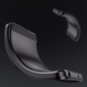 Carbon Case case for Infinix Note 12i flexible silicone carbon cover black