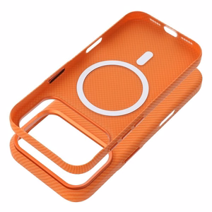 K-Look MagSafe-yhteensopiva suojakuori iPhone 16 PRO -puhelimelle, oranssi