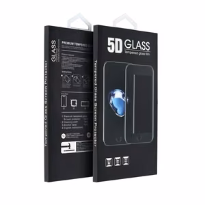 5D Full Glue Karkaistu lasi - Samsung Galaxy A71:lle musta