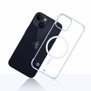 3mk Just20g MagCase iPhone 14 Plus:lle - Läpinäkyvä