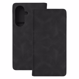 musta Smart Suede -suojakuori Samsung Galaxy A27 5G -laitteelle