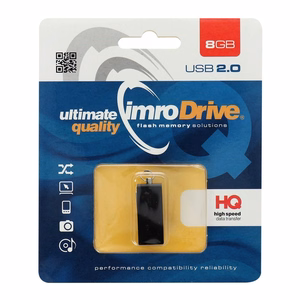 Imro-muistitikku 8GB USB 2.0 Edge musta