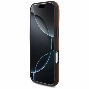 BMW Suojakuori iPhone 17 Pro:lle MagSafe-yhteensopiva BMHMP17L25PFWSMR (PU FW Metal Logo) punainen