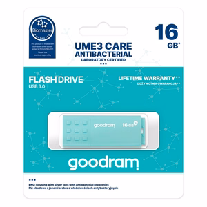 GOODRAM muistitikku UME3 16GB USB3.0 (Biomaster-suojattu)