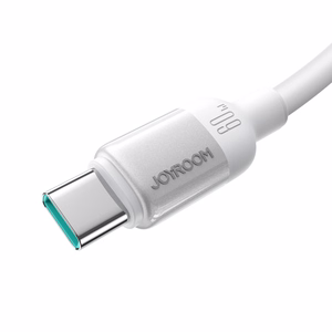 Joyroom S-A62 Lively Series 3A USB-A - USB-C kaapeli 1.2 m - valkoinen