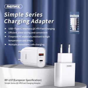 Charger Remax RP-U37 20W USB-C/USB-A white