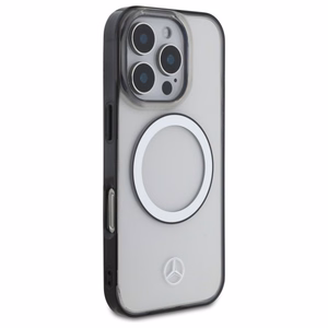 Mercedes Printed Logo MagSafe Suojakuori iPhone 16 Pro Max:lle - läpinäkyvä