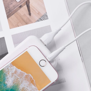 Borofone Kaapeli BX18 Optimal - USB - Lightning - 2A 1 metri valkoinen