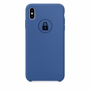 Puhelimen Suojakuori Silicone Case iPhone X (XS) / Delft Blue / pakkauksessa