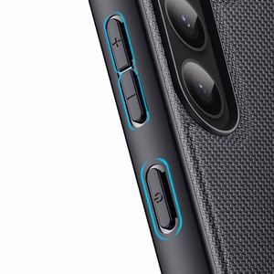 Dux Ducis Fino Suojakuori Samsung Galaxy S23+:lle silikonisella kehyksellä musta