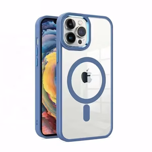 Premium Mag Cover Suojakuori Apple iPhone 15 Plus sininen