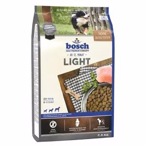 Bosch Light – kevyt koirien kuivaruoka, 2,5 kg