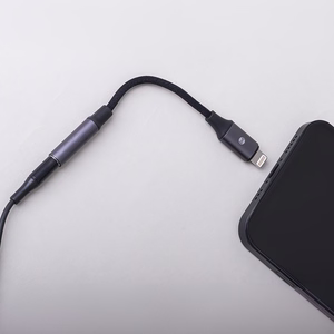 Forever audio-adapteri AJL-01 3,5 mm kuulokeliitin - Lightning musta