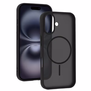 Magmat Slim Suojakuori iPhone 16:lle musta