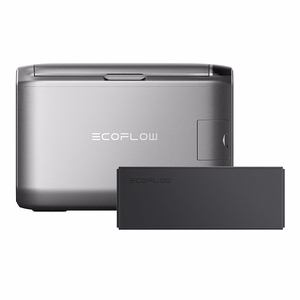 Setti: EcoFlow Glacier 55L kannettava jääkaappi + 298Wh akku.
