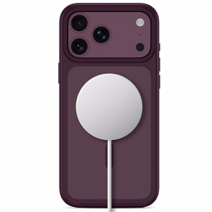 Tech-Protect Magmat MagSafe CC -suojakuori iPhone 18 Pro Max / 17 Pro Max -malleille, mattaburgundinpunainen