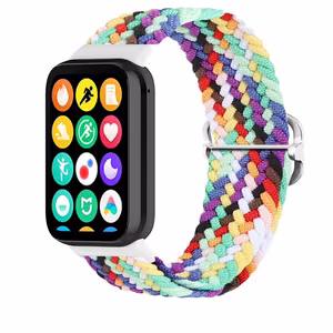 Punottu hihna Mi Band 8 Pro/M8 Pro (7) sateenkaari
