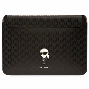 Karl Lagerfeld Saffiano Monogram Ikonik Suojakuori 16 tuuman kannettavalle - musta