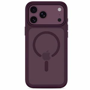Tech-Protect Magmat MagSafe CC -suojakuori iPhone 18 Pro Max / 17 Pro Max -malleille, mattaburgundinpunainen