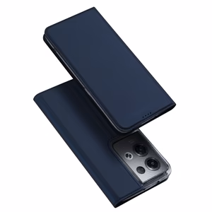 Dux Ducis Skin Pro tapauksessa Oppo Reno 8 Pro flip kansi kortti lompakko lompakko jalusta sininen