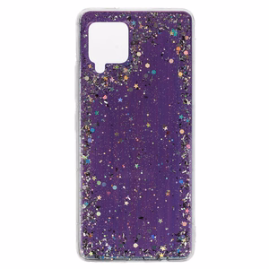 Brilliant Clear Suojakuori Samsung Galaxy A42 5G:lle - violetti