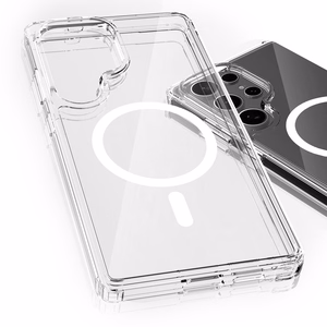 3mk Armor MagCase Samsung Galaxy S25 Ultra:lle - Läpinäkyvä