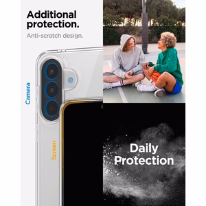 Spigen Ultra Hybrid -suojakuori Samsung Galaxy A57 5G:lle crystal clear