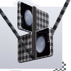 Benks Magnetic Armor Vichy Spin Kevlar -suojakuori 1000D (BK48) Samsung Galaxy Z Flip 7, musta