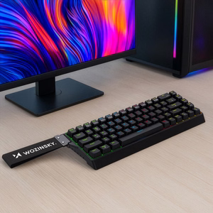 Wozinsky WKGP-1165 mekaaninen pelinäppäimistö RGB-taustavalaistuksella - musta