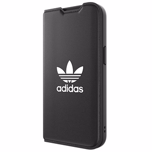 Adidas OR Booklet Case BASIC iPhone 14 6.1 musta/musta valkoinen 50181