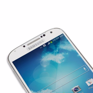 Moshi iVisor XT reusable full-face screen-protector film for Samsung Galaxy S4, white frame