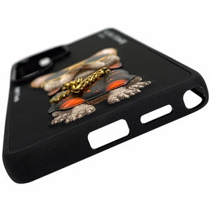 Nimmy Glasses Cool Dog -suojakuori Samsung Galaxy S26 Ultralle - musta