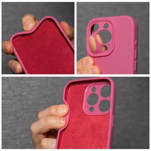 Suojakuori iPhone 17 PRO Silikoni 2mm vaaleanpunainen