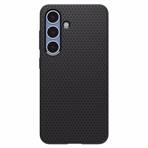 Spigen Liquid Air suojakuori Samsung Galaxy S25 -puhelimelle matta musta
