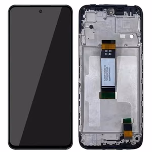 LCD-näyttö Xiaomi Redmi 12 4G/12 5G/Poco M6 Pro 5G kosketusnäytöllä ja kehyksellä musta ORG
