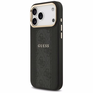 Guess 4G Stripe MagSafe -suojakuori iPhone 17 Pro Max - musta