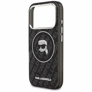 Karl Lagerfeld IML Karl Head Logo MagSafe -suojakuori iPhone 17 Pro - musta