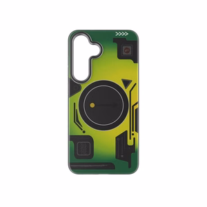Suojakuori Samsung S25 PLUS:lle Forcell F-Protect Levels Dual Layer 4D MagSafe-yhteensopiva Military Drop-Test cyber green