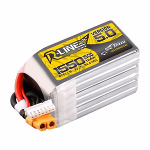 Lipo Tattu R-Line -akku, versio 5.0, 1550 mAh, 22,2 V, 150C, 6S, XT60-liittimellä