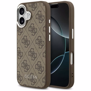 Guess 4G Classic Logo MagSafe Suojakuori iPhone 17:lle - Ruskea
