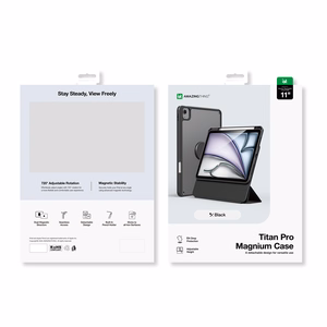 AmazingThing Titan Pro Mag Case for iPad Air 11" M2/M3/M4 (2024/2025/2026) - black