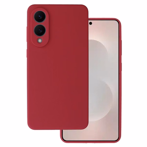 Silicone Lite Suojakuori Samsung Galaxy S25 Edge:lle viininpunainen