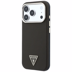 Guess Kevlar Triangle Logo MagSafe suojakuori mallille iPhone 17 Pro / 18 Pro – väri: ruskea
