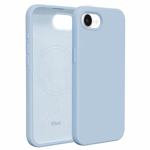 Etteri Silicone Mag case for iPhone 16e / 17e light blue