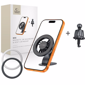 Tech-Protect N56 autopidike kojelautaan/ilmaventtiiliin - musta