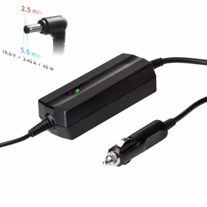 Akyga AK-ND-31 car charger for laptop (19V / 3.42A 65W 5.5 x 2.5mm) ASUS / Toshiba 1.2m