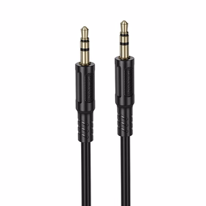 Borofone AUX-kaapeli BL25 Nice - jack 3,5mm - jack 3,5mm - 1 metri musta